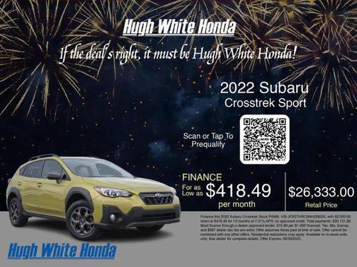 2022 Subaru Crosstrek Sport