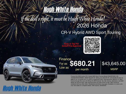 2026 Honda CR-V Hybrid Sport Touring AWD