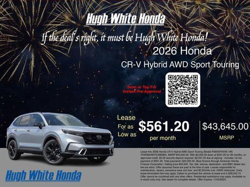 2026 Honda CR-V Hybrid Sport Touring AWD