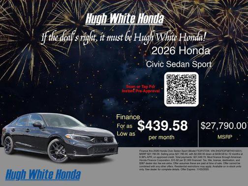 2026 Honda Civic Sport