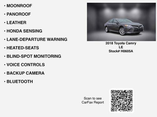 2018 Toyota Camry XLE