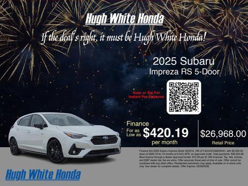 2025 Subaru Impreza RS