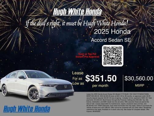 2025 Honda Accord Sport SE 1.5T