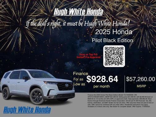 2025 Honda Pilot Black Edition
