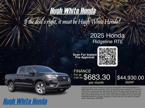 2025 Honda Ridgeline RTL