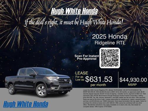 2025 Honda Ridgeline RTL