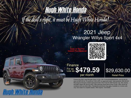 2021 Jeep Wrangler Unlimited Sport