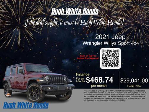 2021 Jeep Wrangler Unlimited Sport