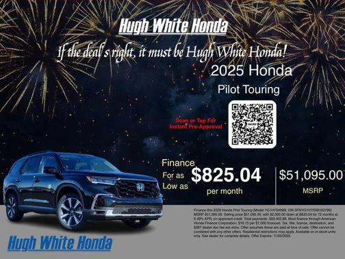 2025 Honda Pilot Touring 8-Passenger
