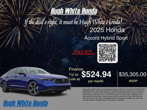 2025 Honda Accord Hybrid Base