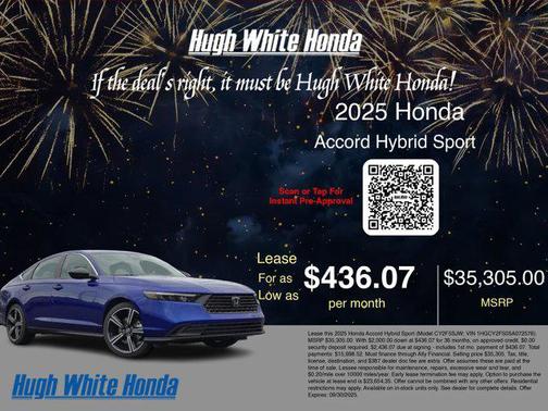 2025 Honda Accord Hybrid Base