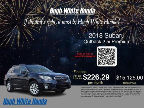 2018 Subaru Outback 2.5i Premium