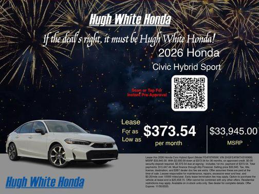 2026 Honda Civic Hybrid Sport Touring