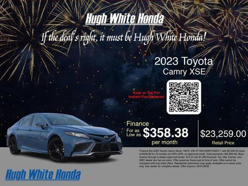 2023 Toyota Camry XSE