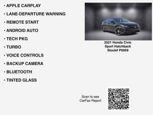 2021 Honda Civic Sport