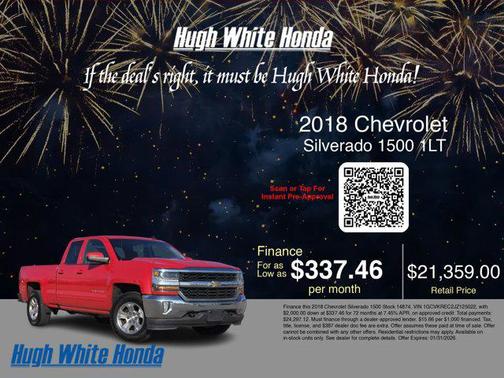 2018 Chevrolet Silverado 1500 1LT