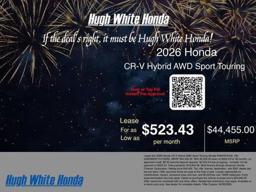 2026 Honda CR-V Hybrid Sport Touring AWD