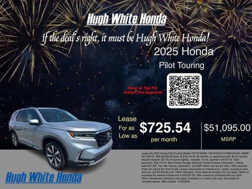 2025 Honda Pilot Touring 8-Passenger