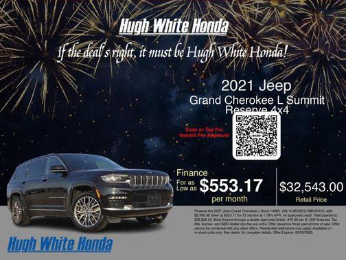 2021 Jeep Grand Cherokee L Summit Reserve