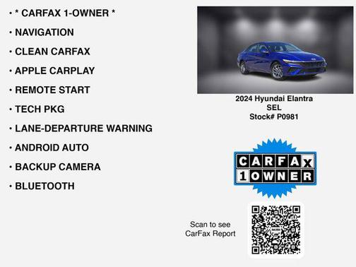 2024 Hyundai ELANTRA SEL