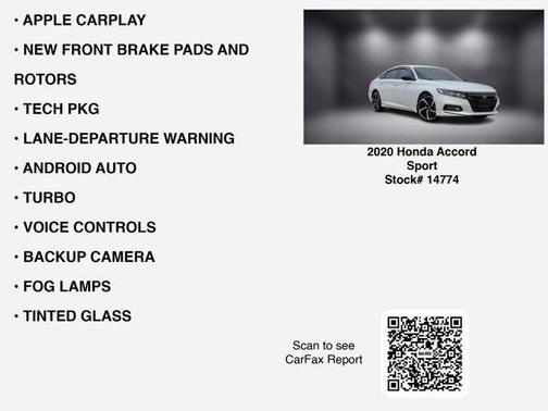2020 Honda Accord Sport 1.5T