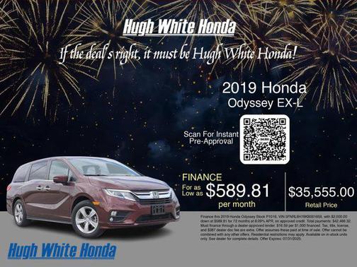 2019 Honda Odyssey EX-L w/Navigation/RES