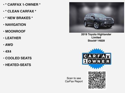 2019 Toyota Highlander Limited