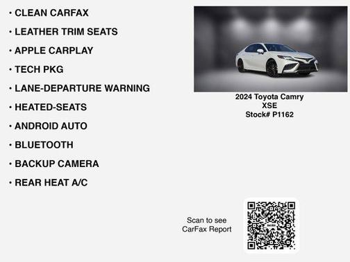 2024 Toyota Camry XSE