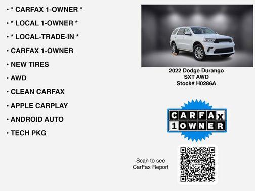 2022 Dodge Durango SXT AWD