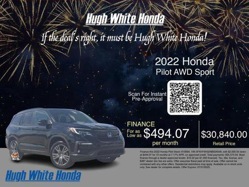 2022 Honda Pilot AWD Sport