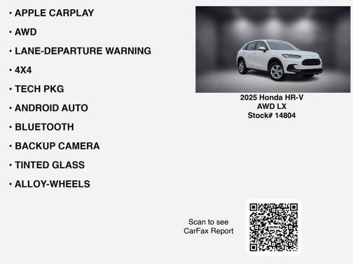 2025 Honda HR-V LX