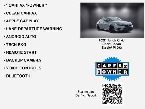 2022 Honda Civic Sport