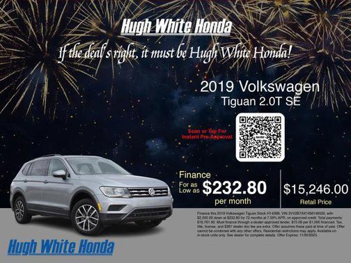 2019 Volkswagen Tiguan 2.0T SE 4MOTION