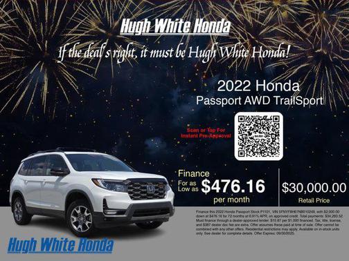2022 Honda Passport AWD TrailSport