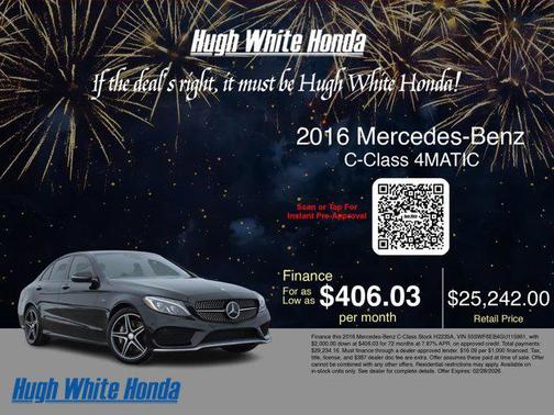 2016 Mercedes-Benz C-Class 4MATIC