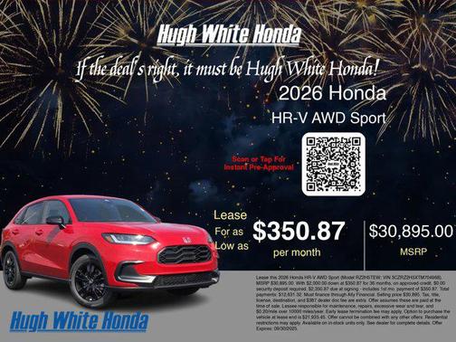 2026 Honda HR-V AWD Sport