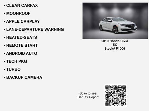 2019 Honda Civic EX