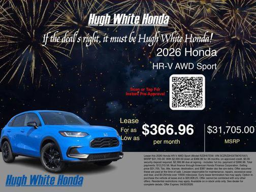 2026 Honda HR-V AWD Sport