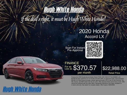 2020 Honda Accord LX 1.5T