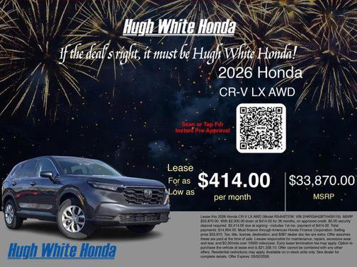 2026 Honda CR-V LX AWD