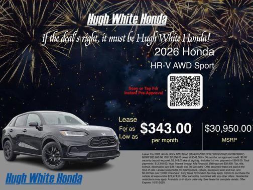 2026 Honda HR-V AWD Sport