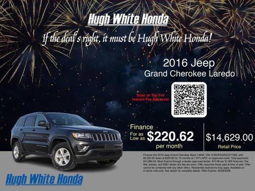 2016 Jeep Grand Cherokee Laredo