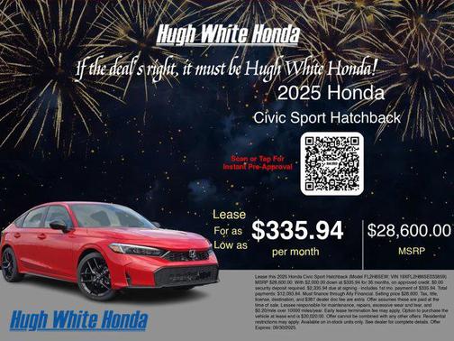 2025 Honda Civic Sport