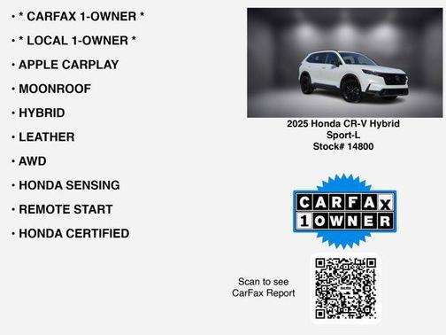 2025 Honda CR-V Hybrid Sport AWD