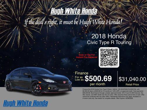 2018 Honda Civic Type R Touring