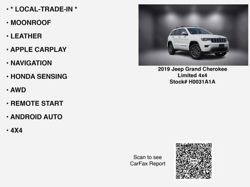 2019 Jeep Grand Cherokee Limited X