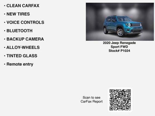 2020 Jeep Renegade Sport