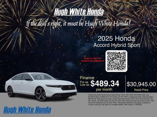 2025 Honda Accord Hybrid Base