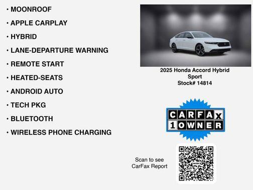 2025 Honda Accord Hybrid Sport