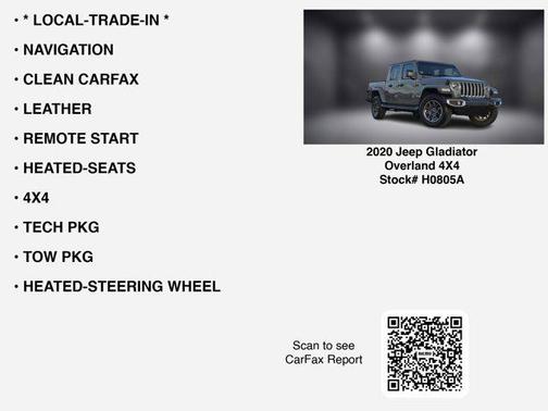 2020 Jeep Gladiator Overland